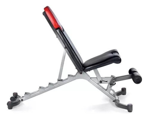 Banca Banco  Pro Acero T- Bowflex Abdominales - Mancuernas