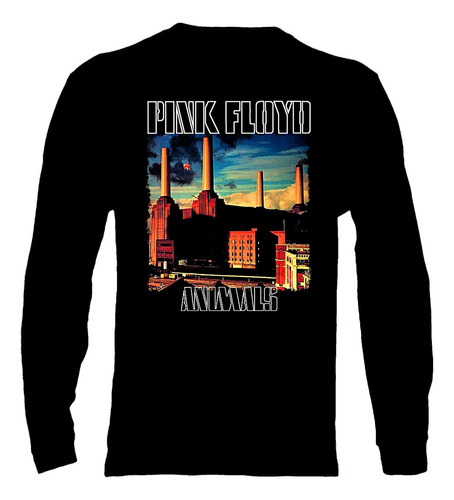 Polera Manga Larga Pink Floyd - Ver 05 - Animals