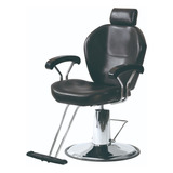 Silla Peluqueria Reclinable Negro Envio A Caba Y Gba Gratis