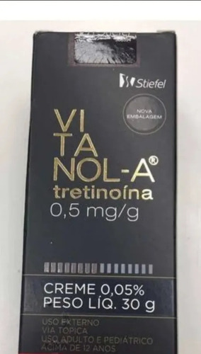 Vitanol A 0,05% 30g Creme Manchas De Melasma E Espinhas Tipo De Pele Mista