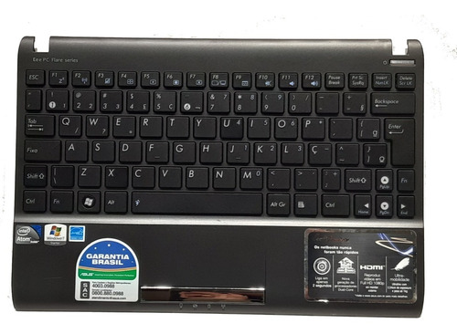 Carcaça Base Touchpad Teclado Asus Eeepc1025c  04goa292kbr01