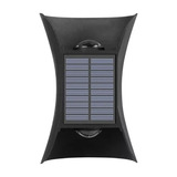Aplique Led Pared Solar Bidireccional - Luz Calida - Blanca