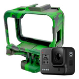 Suporte Armação Moldura Frame Camuflado Verde Gopro Hero 8