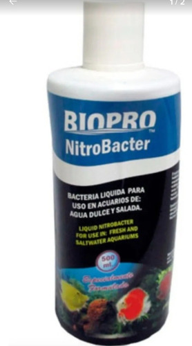 Bacteria Viva Para Acuario Biopro 500 Mml Y Sal