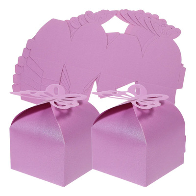 B 50 Cajas Cajitas Mariposas Dulces Recuerdos Bautizo Boda Z | Meses sin interés