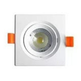 Spot Super Led 3w Lampada Quadrada - 2700k Branco Quente