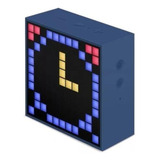 Parlante Portatil Divoom Bluetooth Timebox-mini Led Color Azul