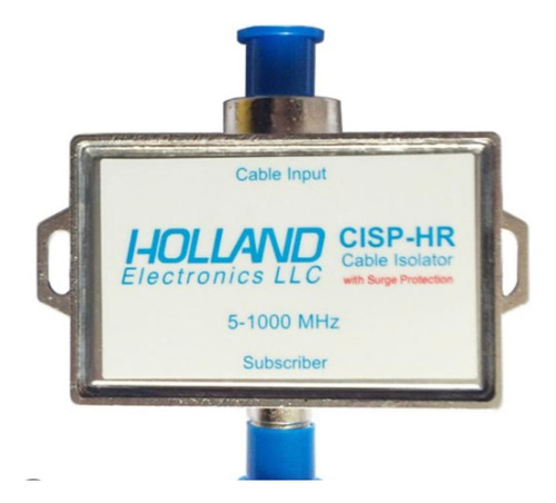 Protector De Tension Coaxil Holland P/ Led Modem 1 Ghz Cisp