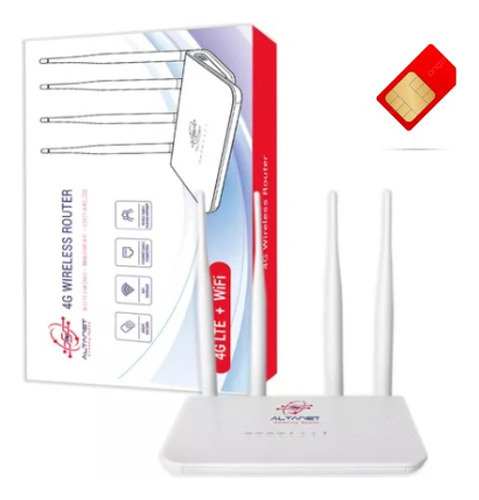 Modem Router 4g Lte C/chip Wifi Banda Rural Liberado