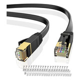 Cable Ethernet Cat 7 De 25 Pies  Blindado De 10 Gbps A 600 M