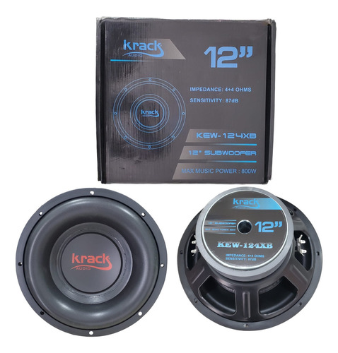 Subwoofer 12 Krack 800w Color Negro