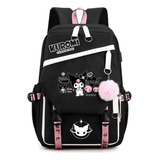 Mochila Sanrio Kuromi Mochila Escolar Para Mujer