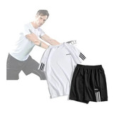 Ropa Deportiva Para Hombre Gym Correr Dos Piezas Conjunto