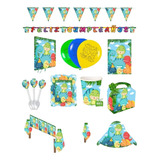 Kit Decoración Piñata Fiesta Infantil Dinosaurio Bebe Globos