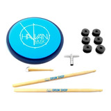 Kit Com Baquetas Kit Feltros Pad Treino 8'' Chave + Brindes