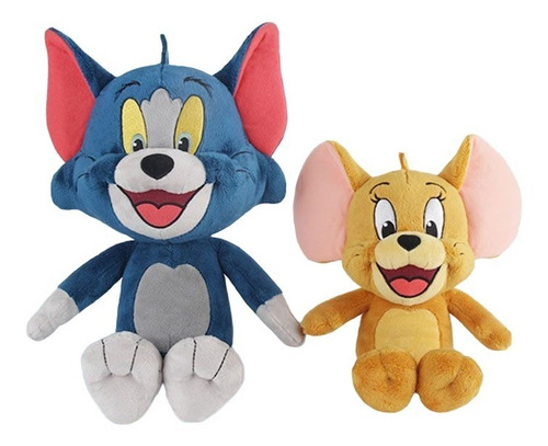 Kit 2 Pelucia Tom E Jerry Boneco Gato E Rato Pronta-entrega 