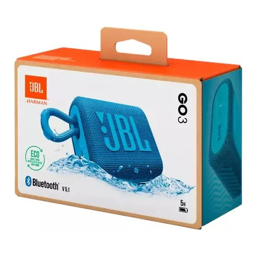 Caixa De Som Jbl Go 3 Eco  5w Azul