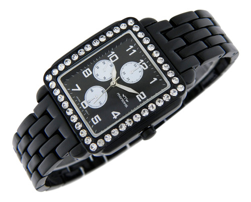  Reloj Montreal Mujer Ml963 Apliques De Strass