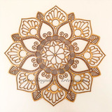 Mandala Mdf Cru 30x30 Cm 3mm - Md 27