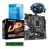 Combo Board H610m Procesador Intel Celeron G6900 Ram 8gb Pc