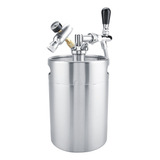 Grifo De Acero Inoxidable Presurizado Mini Keg De 5 Litros P