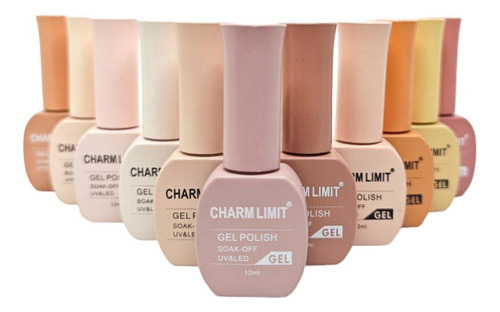 Esmaltes Charm Limit Gel Polish 12ml Semis Manicura X 1