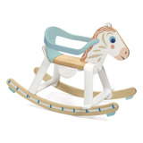 Djeco Babycavali - Caballo Mecedor De Madera De Juguete Medi