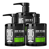 Creme Pré Barba Limpador Facial Big Barber 350g Atacado 3 Un