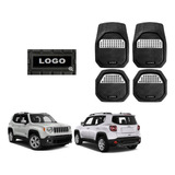 Tapetes 4pz Charola 3d Logo Jeep Renegade 2017 A 2021 2022