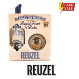 Reuzel Pack Barba Set Beard Foam 70ml + Beard Balm 35gr