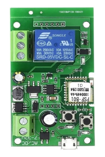 Sonoff Wifi Módulo Relé Dc7v-12v-32v Função Pulso E Travado 