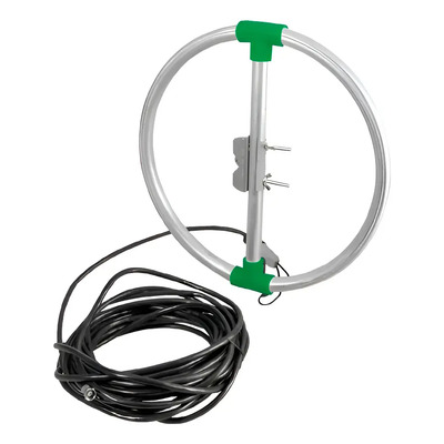 Antena Para Tv Abierta Aerea Redonda Hd Lion Tools Cable 10m Color Plateado | Meses sin interés