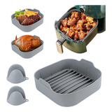 Qianyu Molde Para Hornear De Silicona Air Fryer,