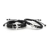 Pulseras Para Parejas Cuero Trenzado Aviones Iconic Store