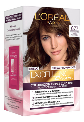 Kit Tintura Excellence Creme Extra Profundos Loreal Paris