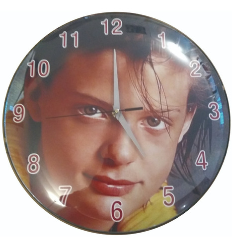 Reloj Mural Personalizado Luis Miguel (silencioso) 34 Cm 