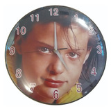Reloj Mural Personalizado Luis Miguel (silencioso) 34 Cm 