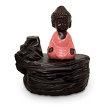 Kit Incensário Cascata Zen  Meditação Resina 10 Cones