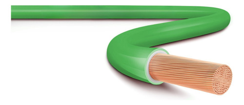 Cabo De 750v Flexível De 16mm² Verde Com 5 Metros