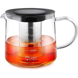 Tetera De Vidrio Kunch De 1500 Ml Con Infusor Extraíble