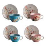 Set De Té Plenty 4 Puestos 8 Piezas 249.6ml Sl147h030108 Color Multicolor