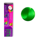 Tintes Kuul Funny Colors Verde Neón - mL a $188