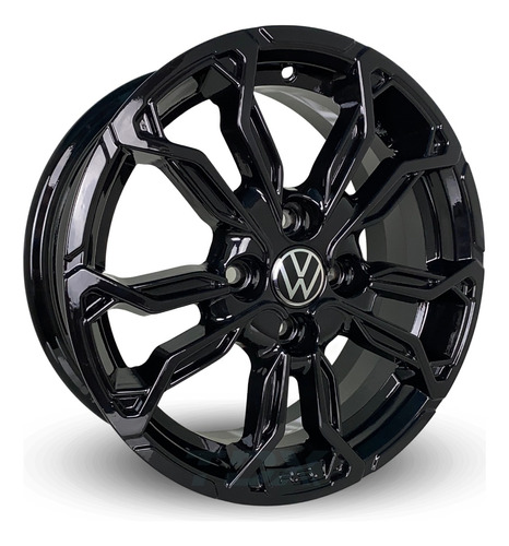 Rodas M16 Vw Voyage Gol Up Aro 14 4x100 (jogo) + Bicos 