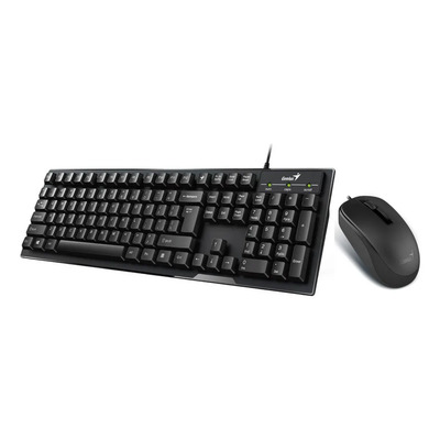 Teclado Y Mouse Genius Combo Kit Para Pc O Notebook Usb Mouse Negro Teclado Negro | MercadoLibre