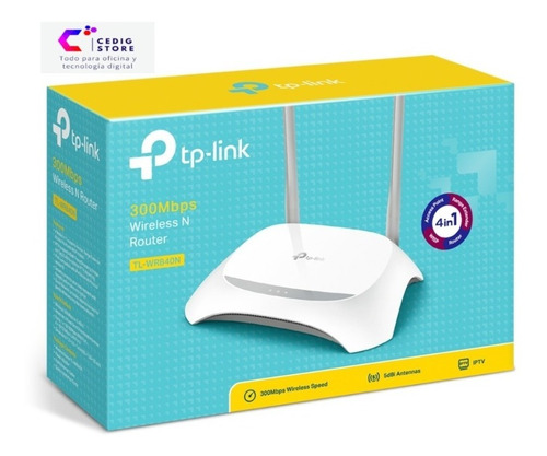 Router Tp-link Tl-wr840n Blanco Inalámbrico