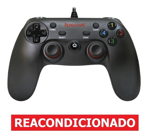 Gamepad Joystick Gamer Redragon Saturn G807 Usb Pc Vibración