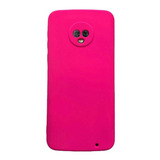 Capa Capinha Case Compatível Moto G6 Plus Silicone Aveludada