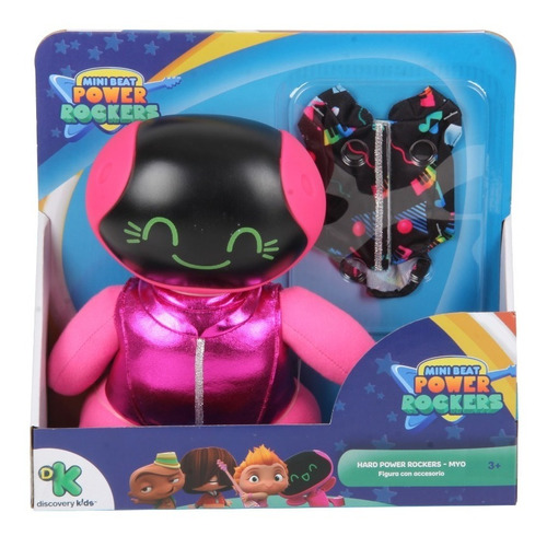 Figura Peluche Myo Mini Beat Power Rockers Envio Gratis