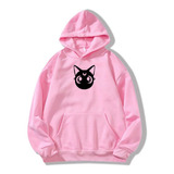 Buzo Sailor Moon Gato Pastel Kawaii Aesthetic Japan Hoodie 2