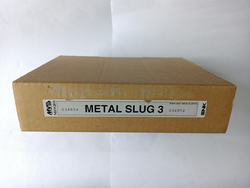 Caja Para Cartucho Metal Slug 3 Mvs Original